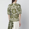 FARM Rio Palermo blouse with green print