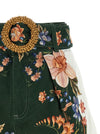 Farm Rio Green Berry Garden Shorts
