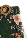 Farm Rio Green Berry Garden Shorts