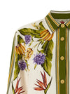 Farm Rio Sand Tropical Scarf Shirt