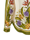 Farm Rio Sand Tropical Scarf Shirt