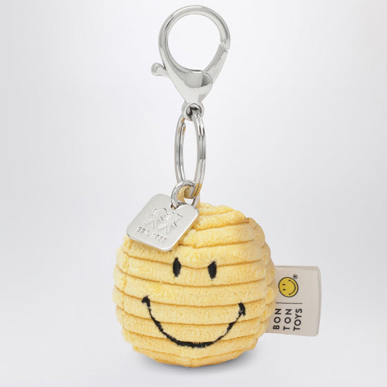 Bon Ton Toys Smiley velvet keychain yellow