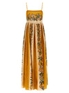 Farm Rio Sand Hilo Stripes Maxi Dress