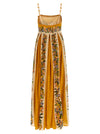 Farm Rio Sand Hilo Stripes Maxi Dress
