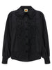 Farm Rio Black Embroidered Shirt