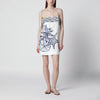 FARM Rio Coast Stars printed linen midi dress