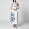 FARM Rio Coast Stars printed linen midi dress