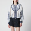 FARM Rio Coast Scarf long-sleeve blouse