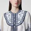 FARM Rio Coast Scarf long-sleeve blouse