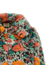 Farm Rio Faux Fur Floral Pattern