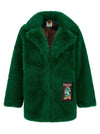 Farm Rio Faux Fur Graphic Patch