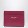Saint Laurent Fuchsia leather credit card holder