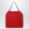 Stella McCartney Red Falabella Mini tote bag in mesh