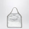 Stella McCartney Falabella micro tote bag in silver