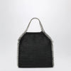 Stella McCartney Falabella mini tote bag in black crystal mesh
