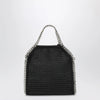 Stella McCartney Falabella mini tote bag in black crystal mesh