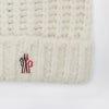 Moncler Grenoble White alpaca-blend beanie
