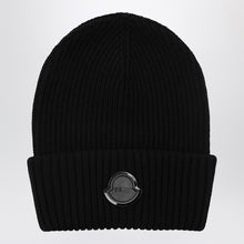  Moncler X Edward Enninful Black wool beanie