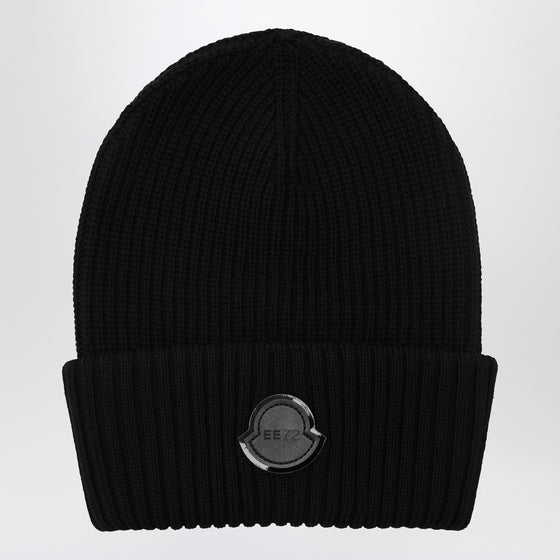 Moncler X Edward Enninful Black wool beanie