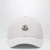 Moncler Pink baseball cap with logo patch