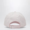 Moncler Pink baseball cap with logo patch