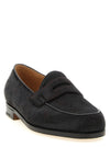 John Lobb Lopez Bristle Hide Loafers