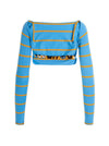 Emilio Pucci Cut-out Cropped Sweater