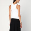 Vivienne Westwood White tank top with Orb logo