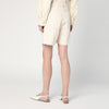 Frame Butter-coloured denim bermuda shorts