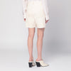 Frame Butter-coloured denim bermuda shorts