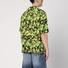 Martine Rose Green bowling shirt with abstract pattern