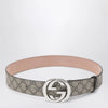 GUCCI GG Supreme fabric belt with GG buckle