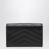 Saint Laurent Black Monogram Envelope small wallet