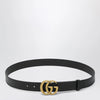 GUCCI Black GG Marmont belt