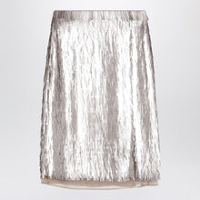  Róhe Pencil skirt with silver sequins