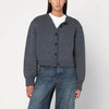 Róhe Gray wool cardigan