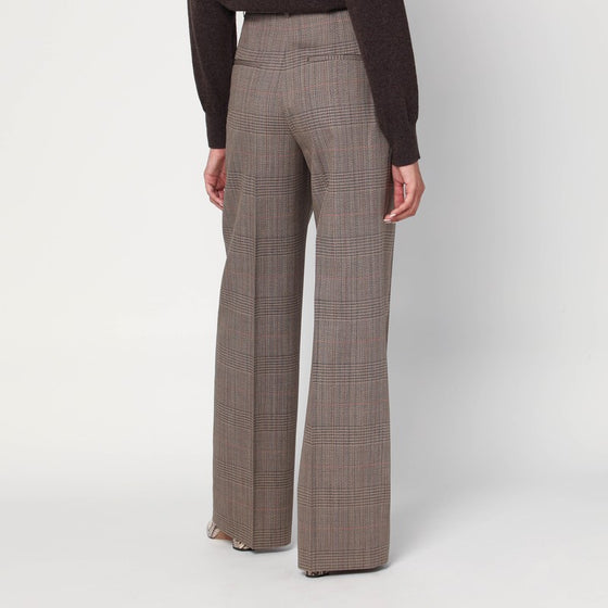 Róhe Trousers in Prince of Wales check