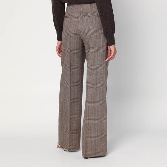 Róhe Trousers in Prince of Wales check