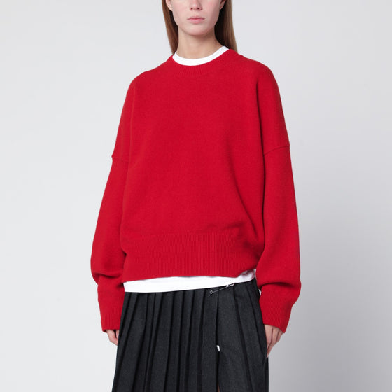 Róhe Red wool blend sweater