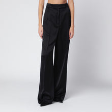  Róhe Black satin trousers