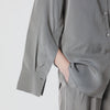 Róhe Light grey striped oversized shirt