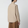 Róhe Beige shirt with double collar