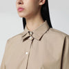 Róhe Beige shirt with double collar