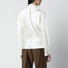 Róhe Cream satin blouse
