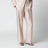 Róhe Light pink silk trousers
