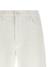 Mother The Whole Lot Zip Twist Fray Bermuda Shorts