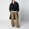 Róhe Navy Cotton and Wool-Blend Coat