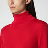 Róhe Red Fine-Knit Wool and Cashmere Turtleneck