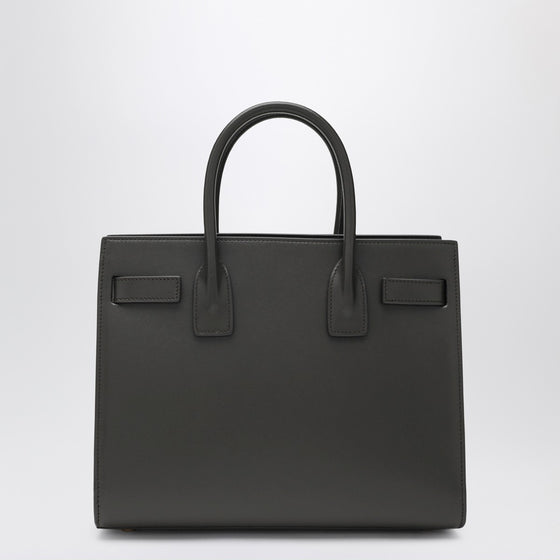 Saint Laurent Grey Sac De Jour Baby bag in smooth leather