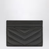 Saint Laurent Grey Cassandre card holder